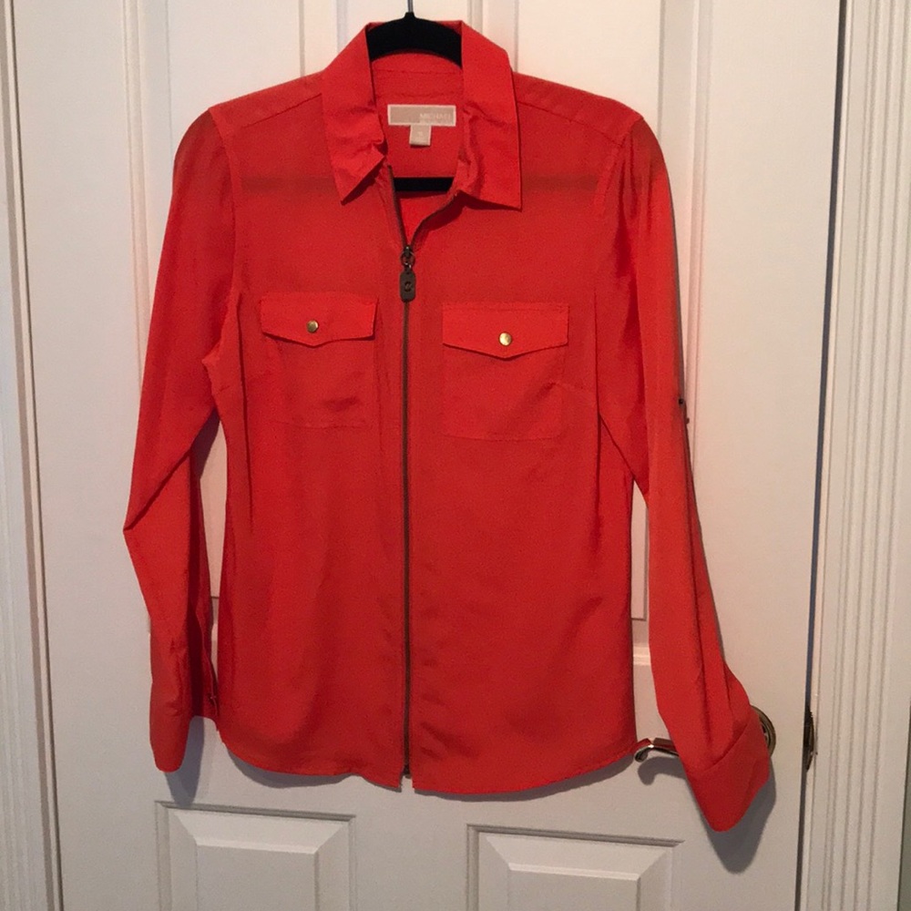 Michael Kors zipper shirt